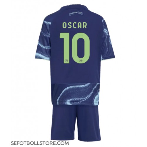 Ajax Oscar Gloukh #10 Replika babykläder Bortaställ Barn 2025-26 Kortärmad (+ korta byxor)